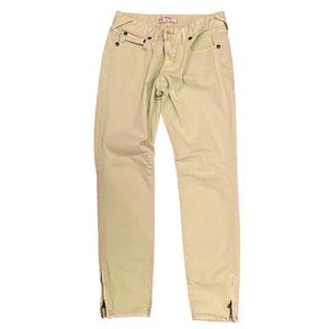 Free People Lime Green Skinny Jeans